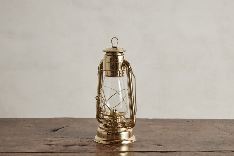 Brass Hurricane Lantern - Nickey Kehoe