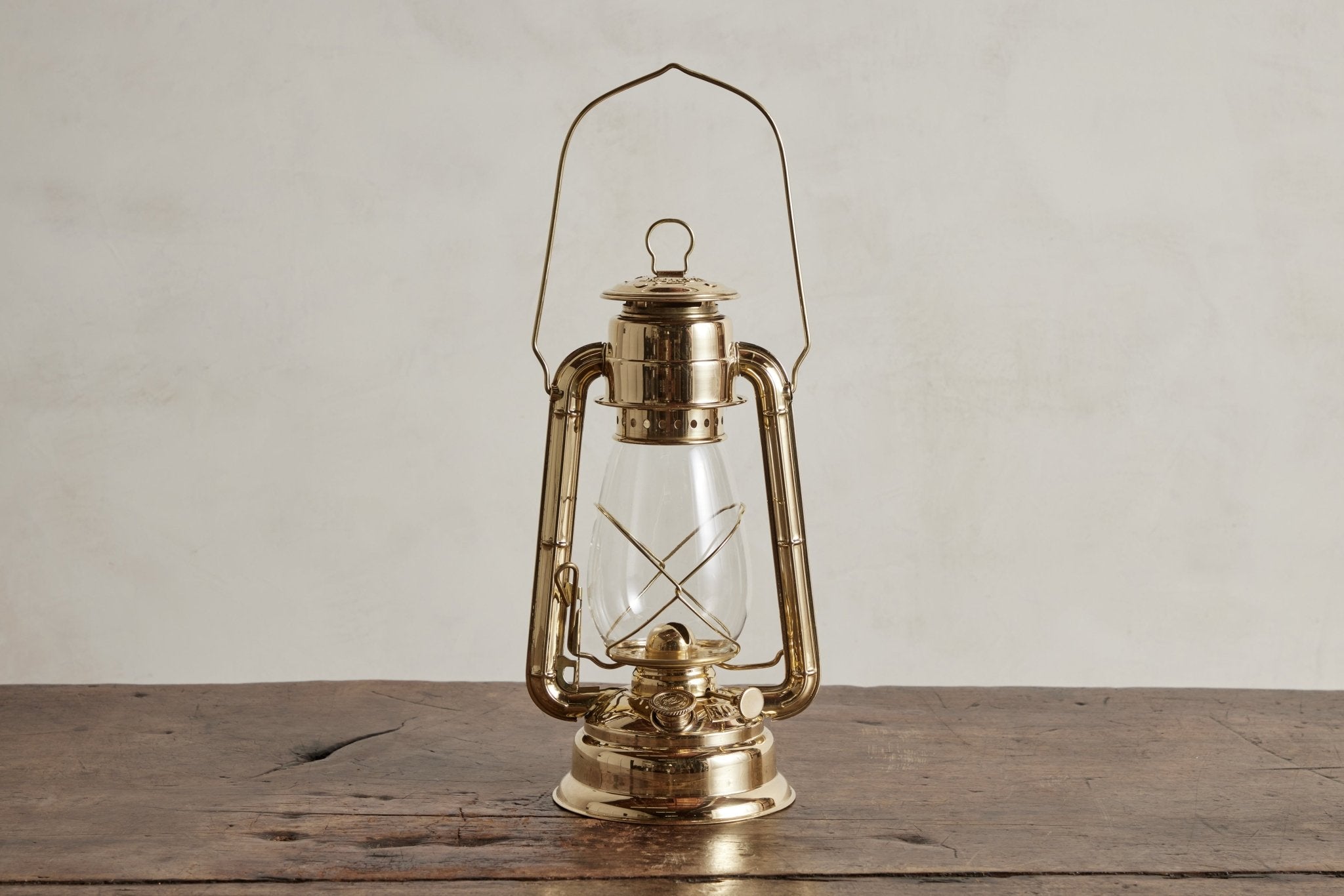 Brass Hurricane Lantern - Nickey Kehoe