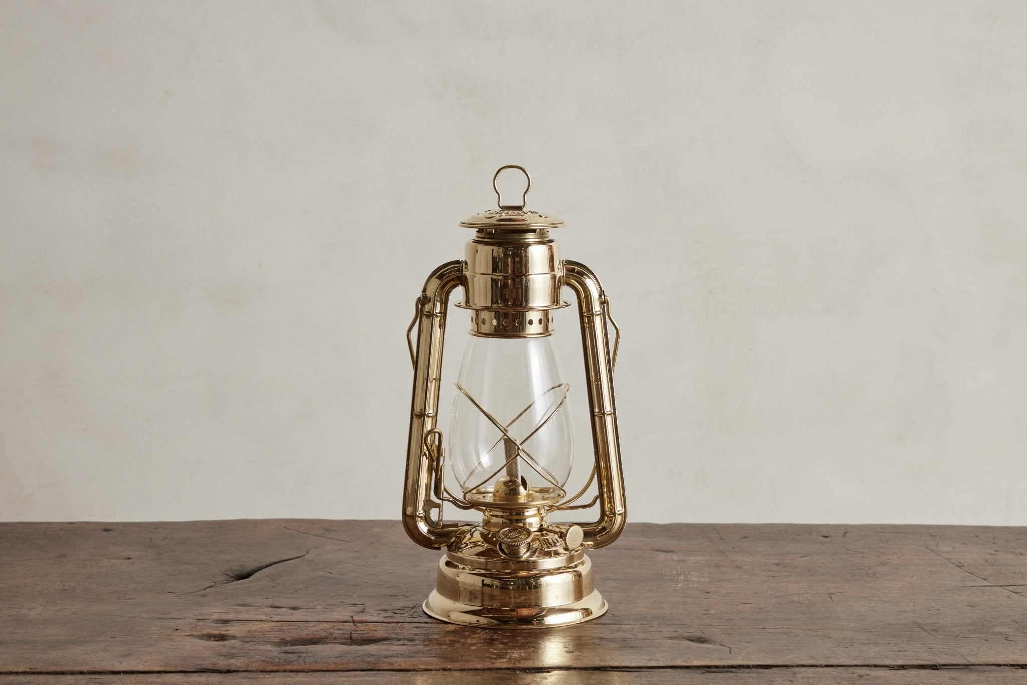 Brass Hurricane Lantern - Nickey Kehoe