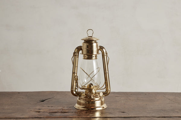 Brass Hurricane Lantern - Nickey Kehoe