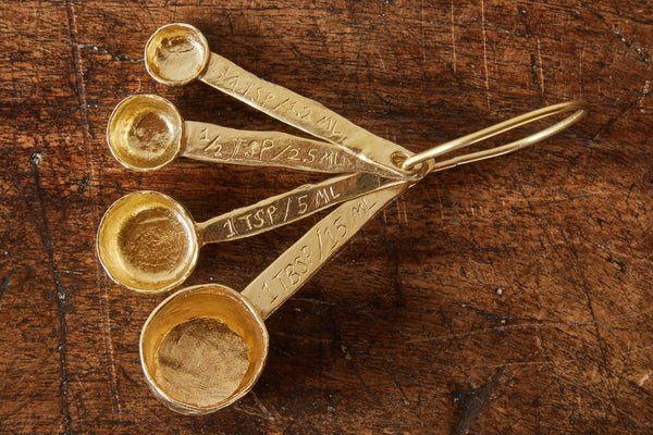 Brass Measuring Spoons - Nickey Kehoe