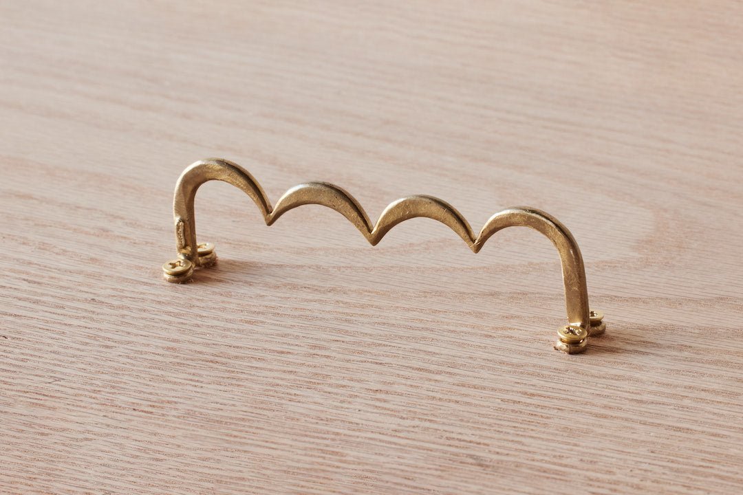 Brass Scalloped Handle - Nickey Kehoe