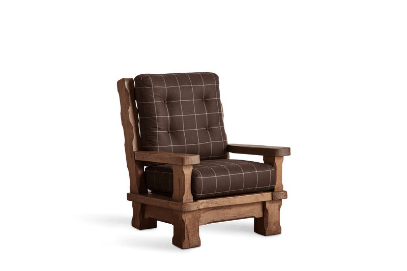 Brutalist Oak Armchair (LA) - Nickey Kehoe