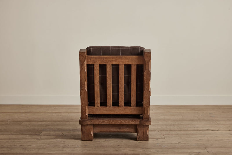 Brutalist Oak Armchair (LA) - Nickey Kehoe