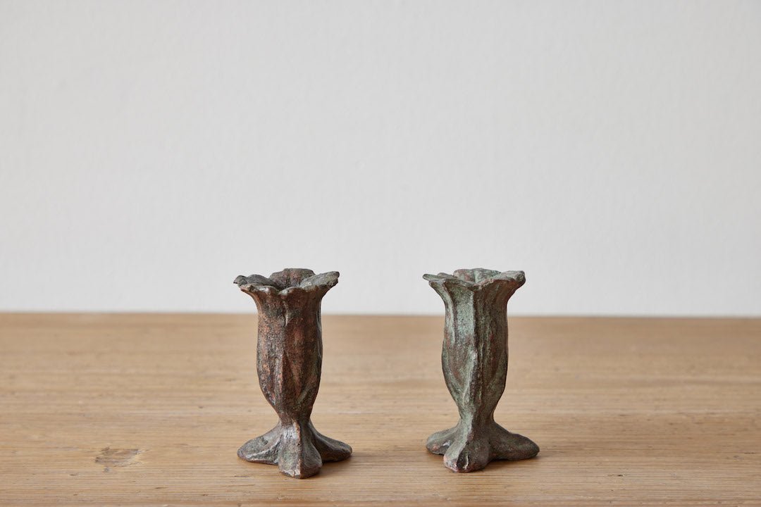 Campo de Fiori, Bronze Campanula Candle Holder - Nickey Kehoe