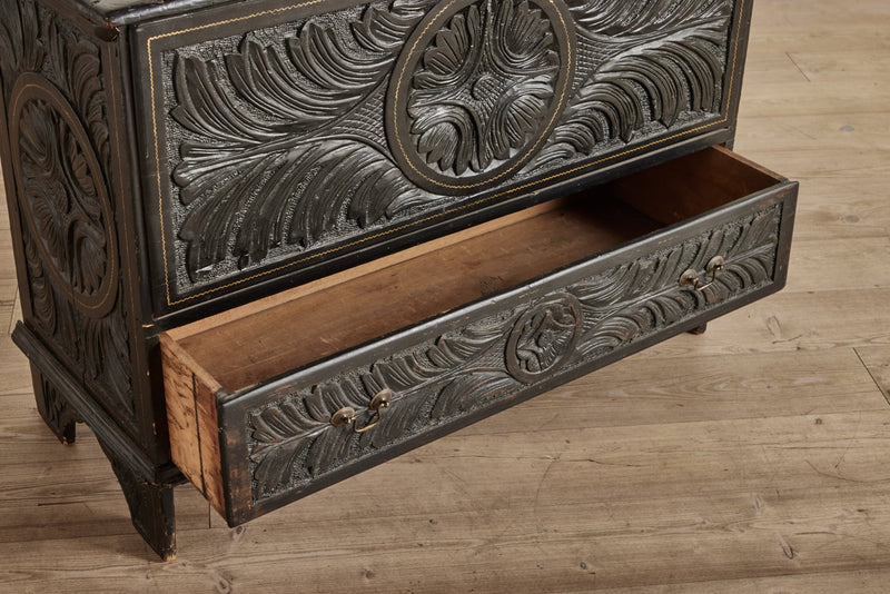 Carved Blanket Chest (LA) - Nickey Kehoe