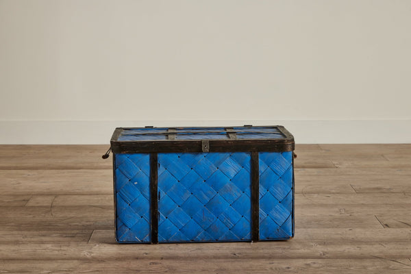 Cobalt Lidded Basket (LA) - Nickey Kehoe