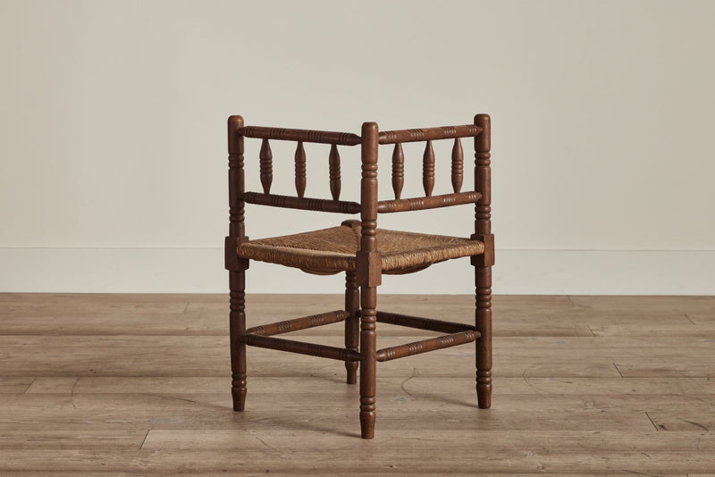 Corner Turned Wood Chair (LA) - Nickey Kehoe