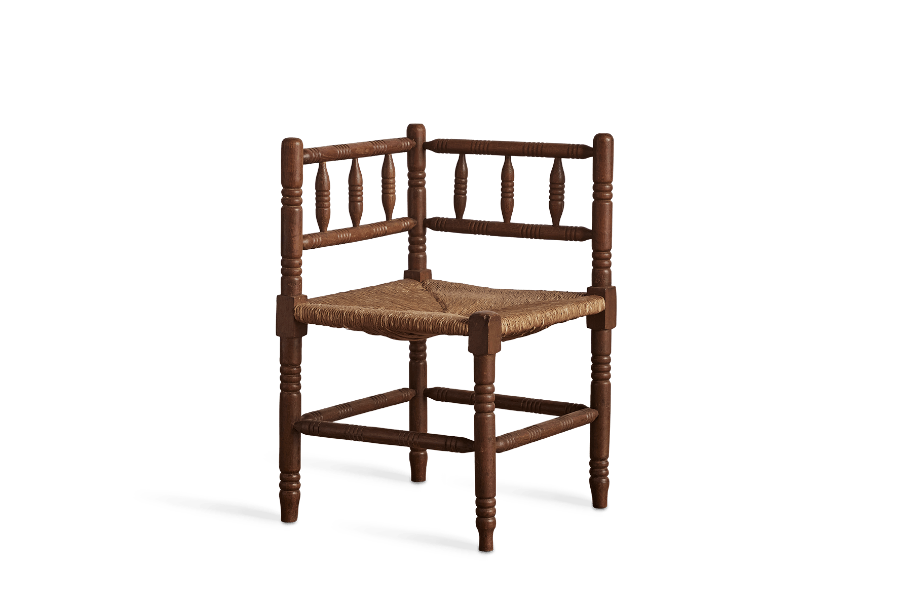 Corner Turned Wood Chair (LA) - Nickey Kehoe