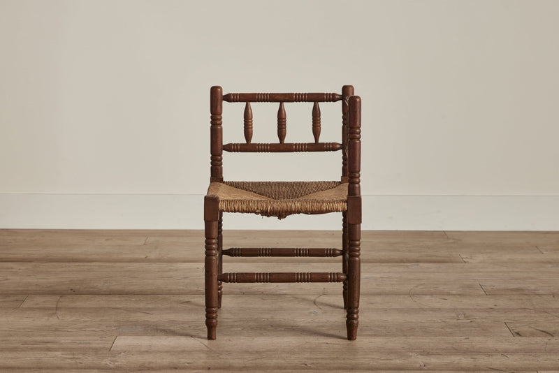 Corner Turned Wood Chair (LA) - Nickey Kehoe