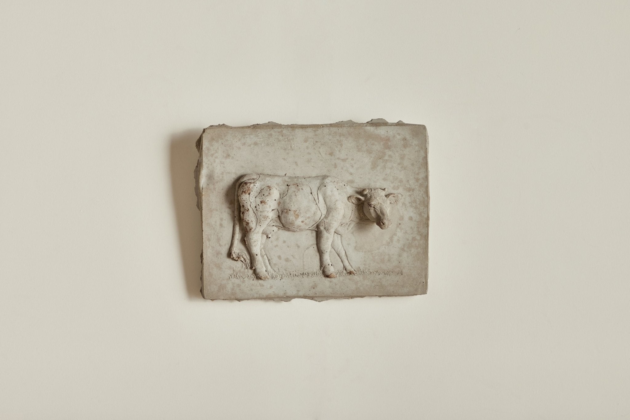 Cow Plaster Wall Relief (LA) - Nickey Kehoe