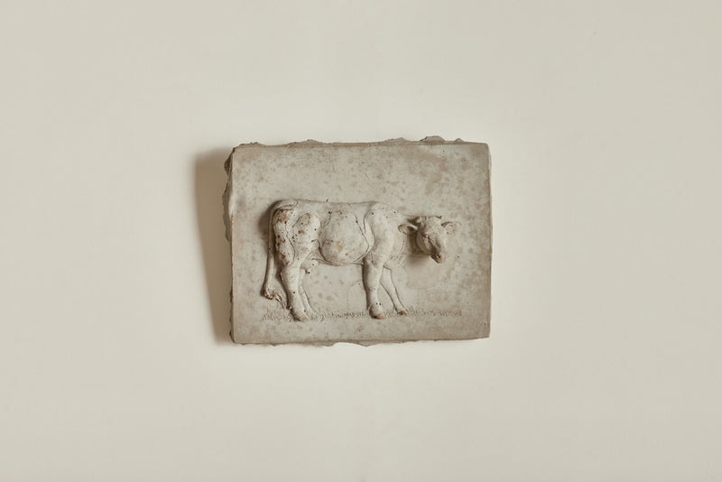 Cow Plaster Wall Relief (LA) - Nickey Kehoe