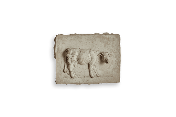 Cow Plaster Wall Relief (LA) - Nickey Kehoe