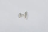 Collins Button Knob, Polished Nickel (Multiple Sizes)