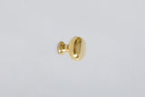 Milton Knob, Polished Brass (Multiple Sizes)