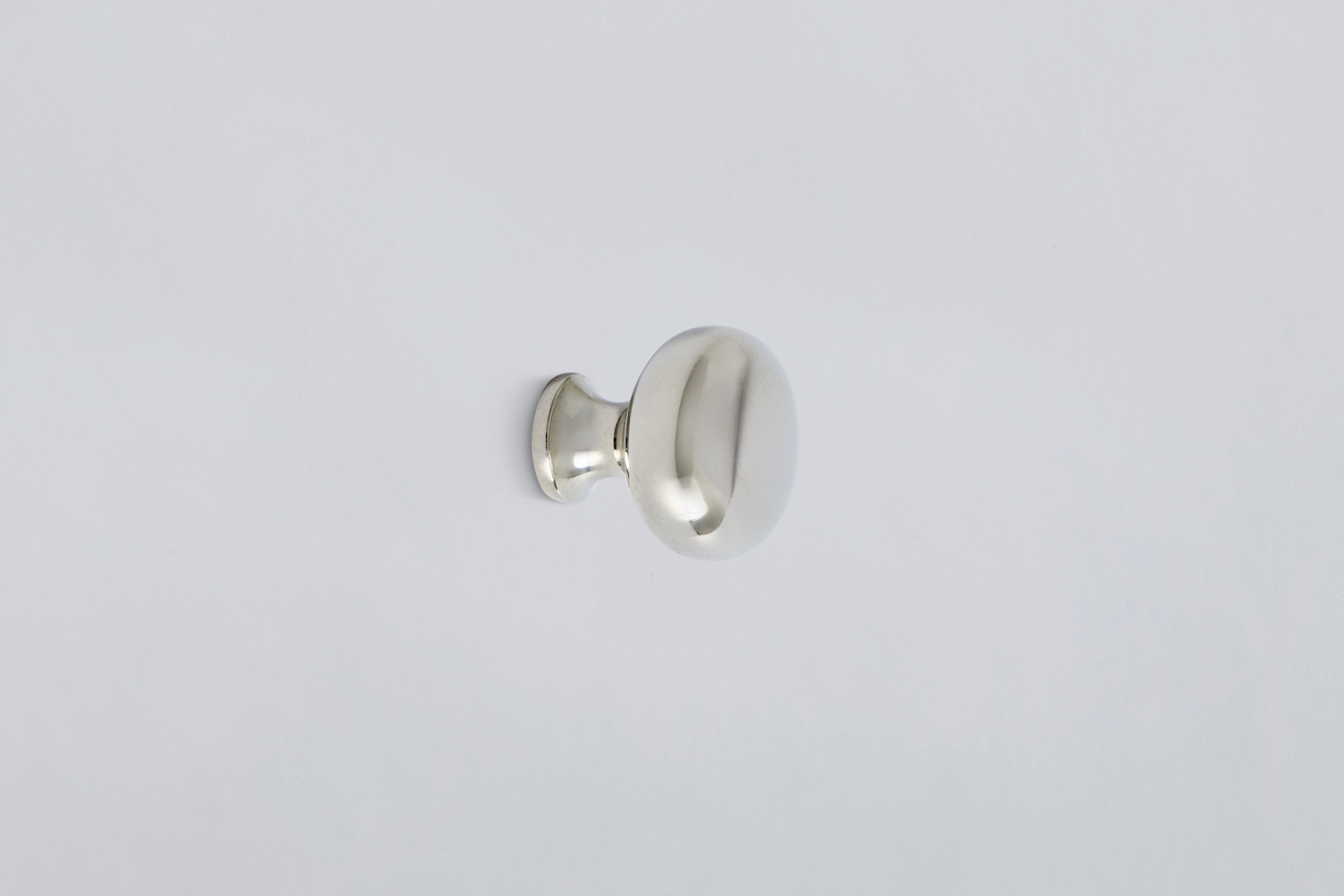 Milton Knob, Polished Nickel (Multiple Sizes)