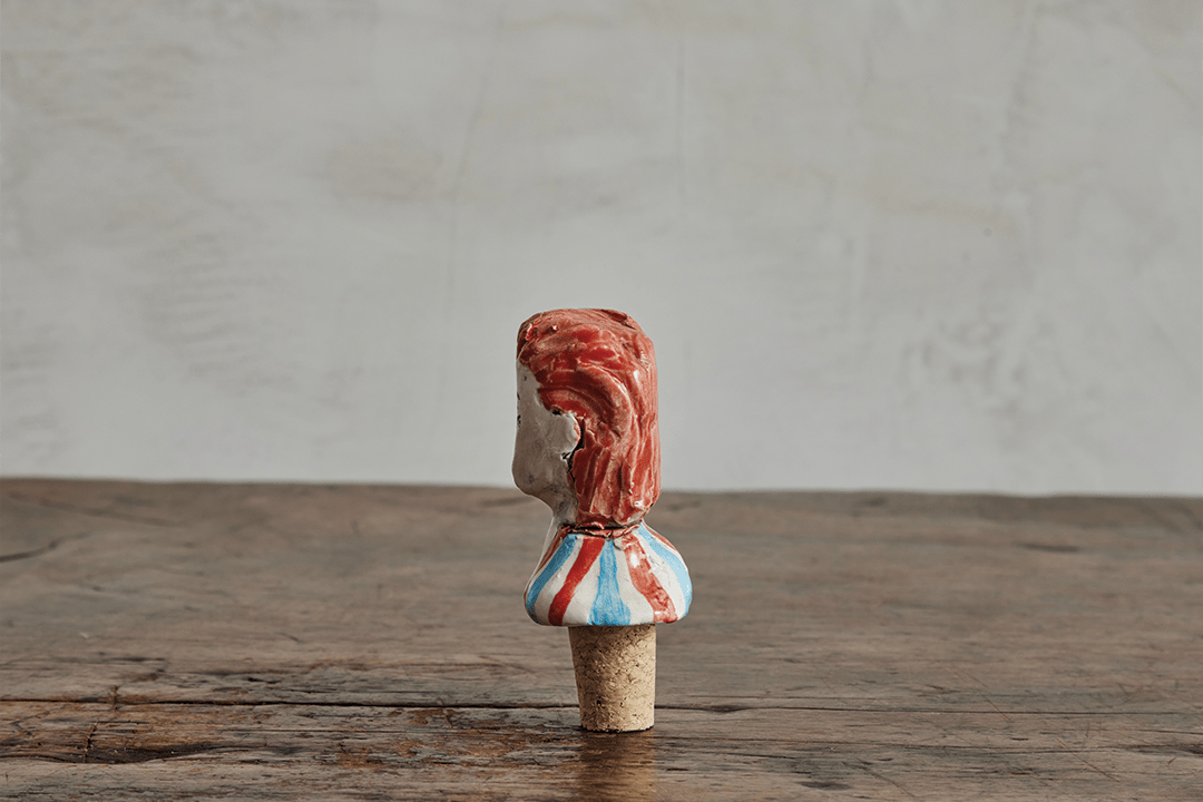 David Bowie Ceramic Wine Stopper - Nickey Kehoe