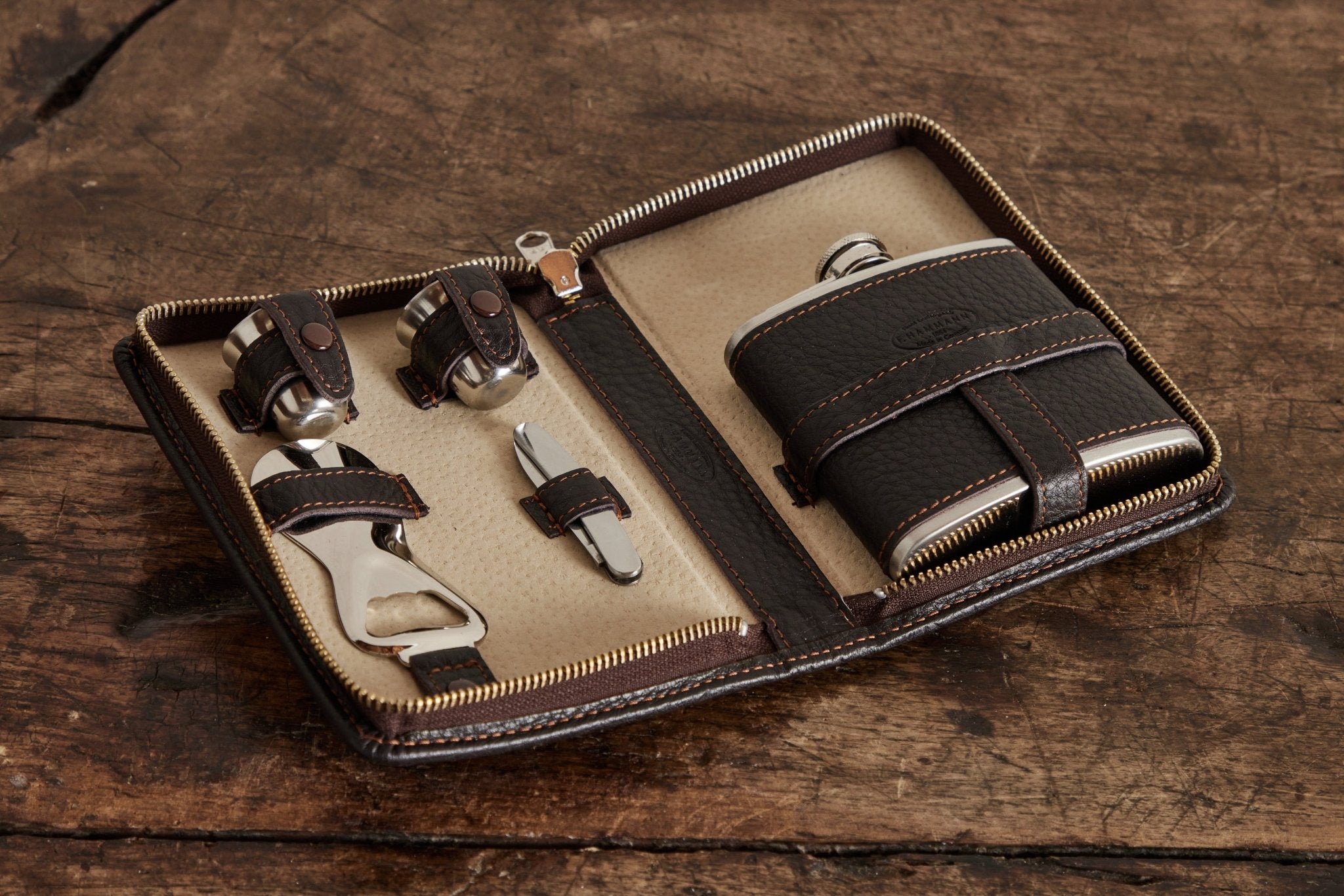 F. Hammann Leather Cocktail Kit - Nickey Kehoe