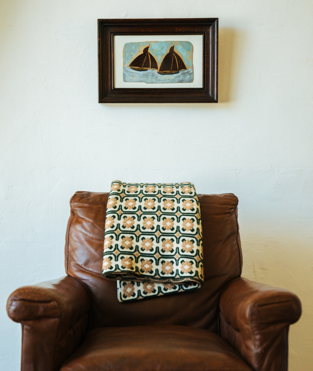 Maman Throw in Olive