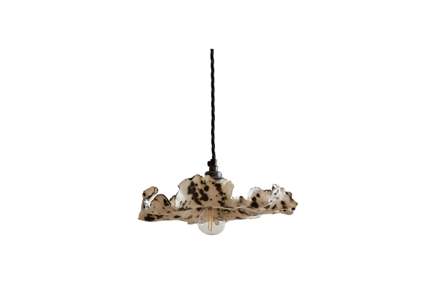 Flora Wallace, 10" Green Jellyfish Pendant - Nickey Kehoe