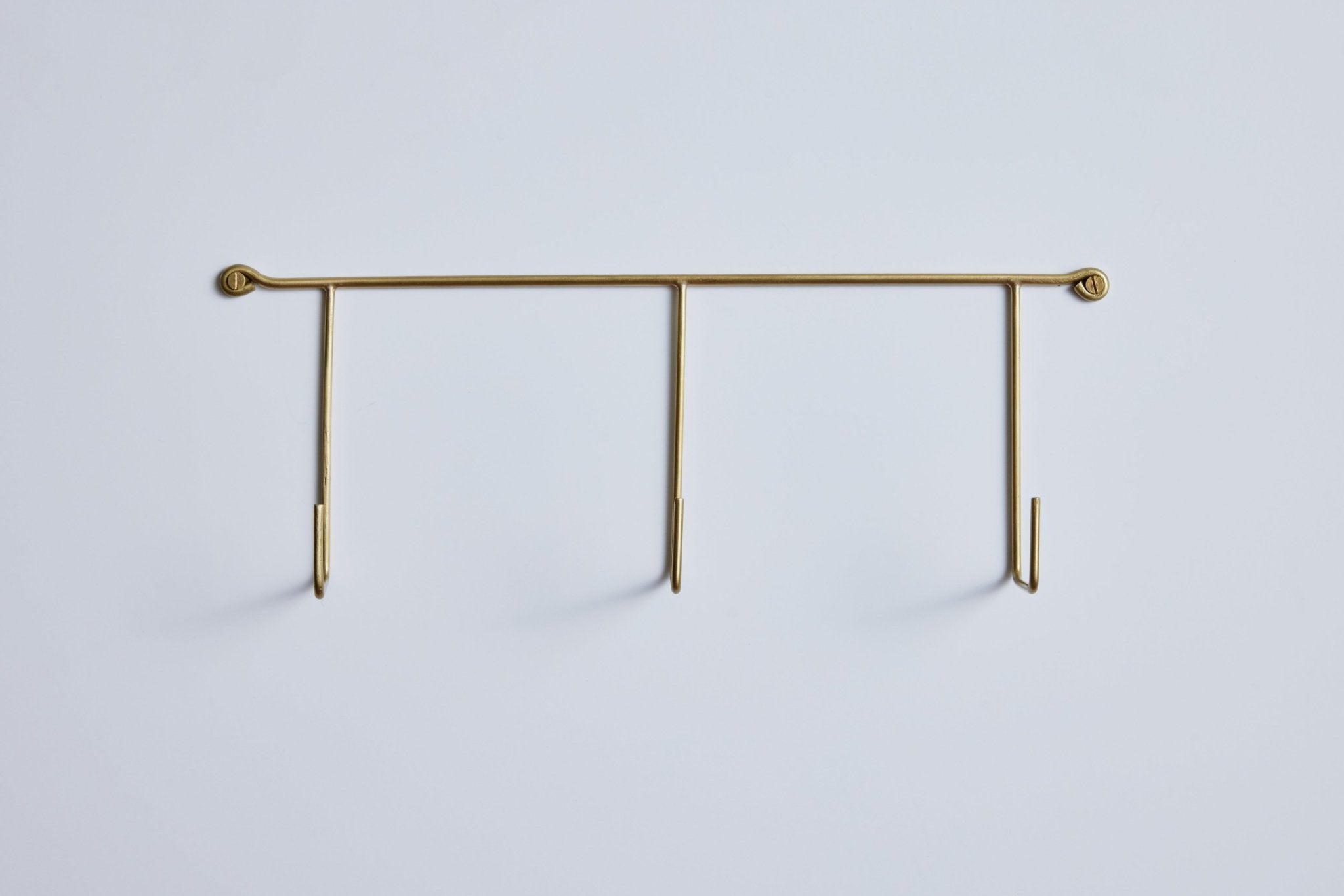 Fog Linen, Brass Triple Hook - Nickey Kehoe