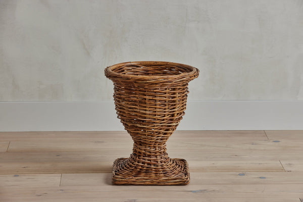 French Country Wicker Urn - Nickey Kehoe