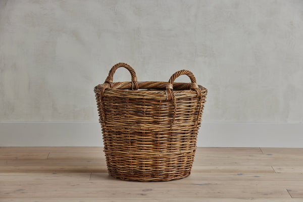 French Countryside Fireside Basket - Nickey Kehoe