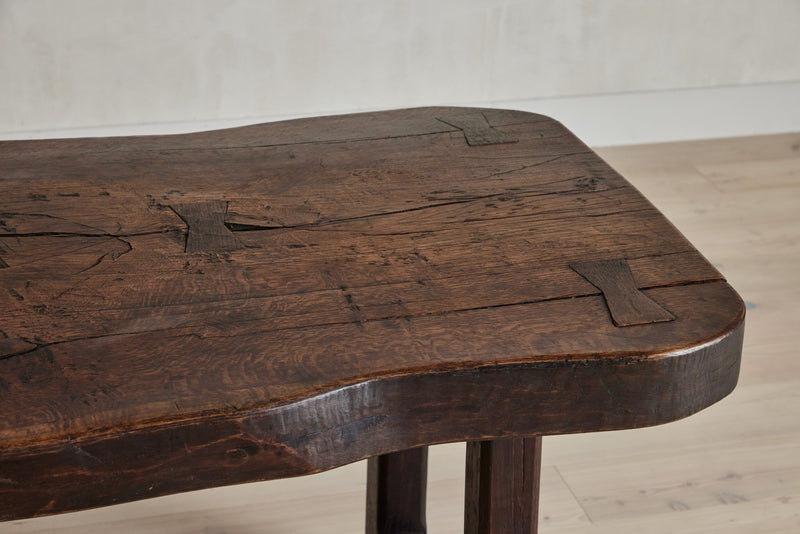 French Live Edge Farm Table (LA) - Nickey Kehoe