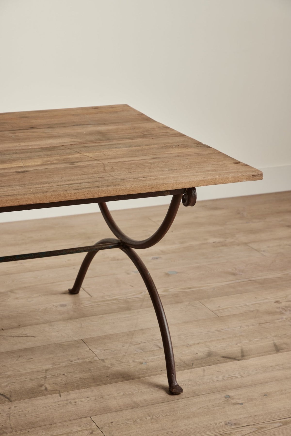 French Wood & Iron Table (LA) – Nickey Kehoe