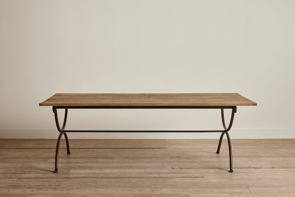 French Wood & Iron Table (LA) - Nickey Kehoe