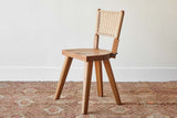 Cord Back Four Leg Chair