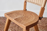 Cord Back Four Leg Chair