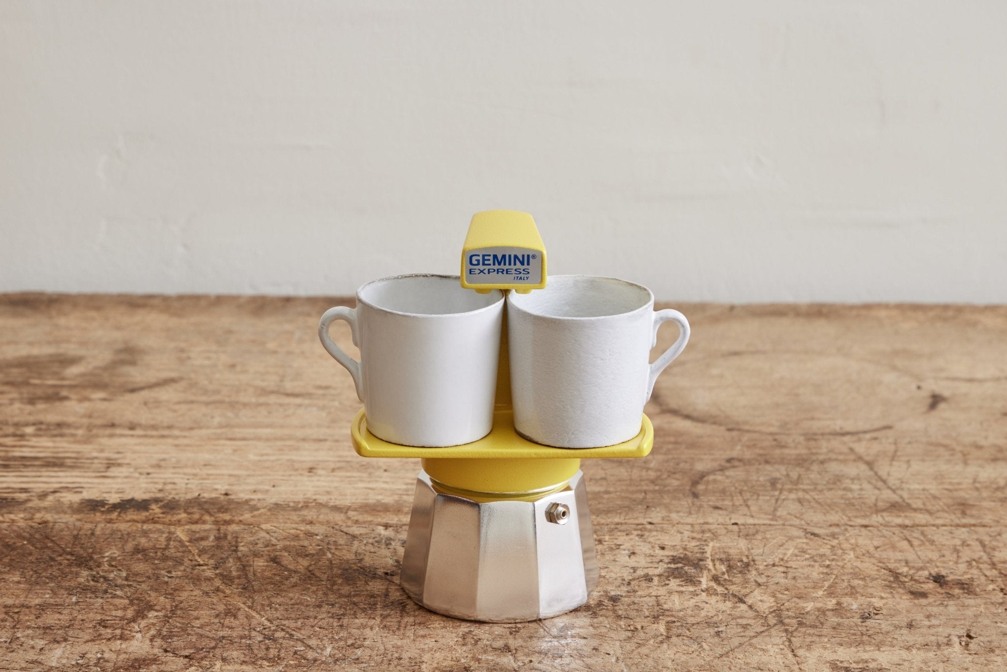 Gemini Express, Espresso Maker in Yellow - Nickey Kehoe