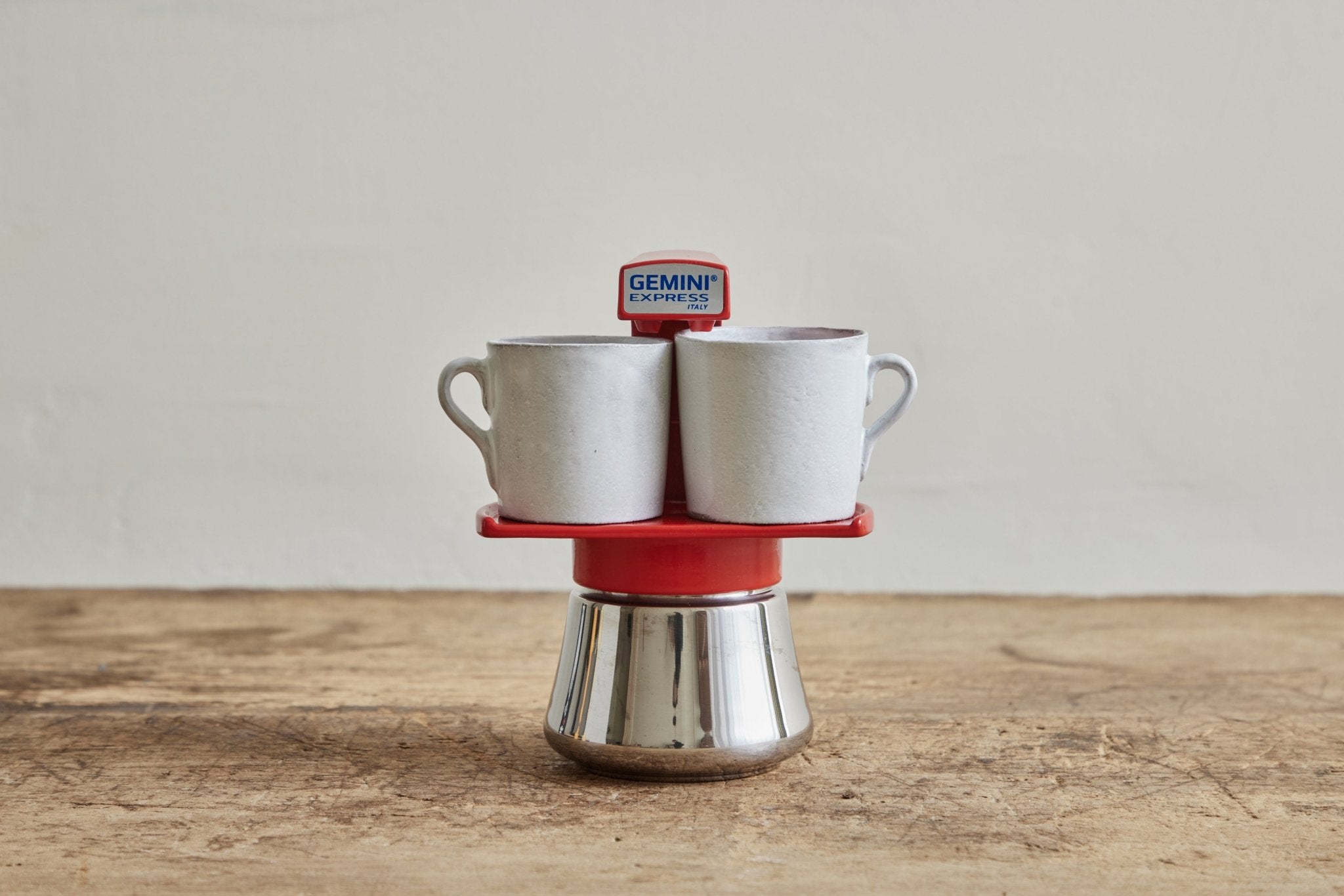 Gemini Express, Induction Espresso Maker In Red - Nickey Kehoe