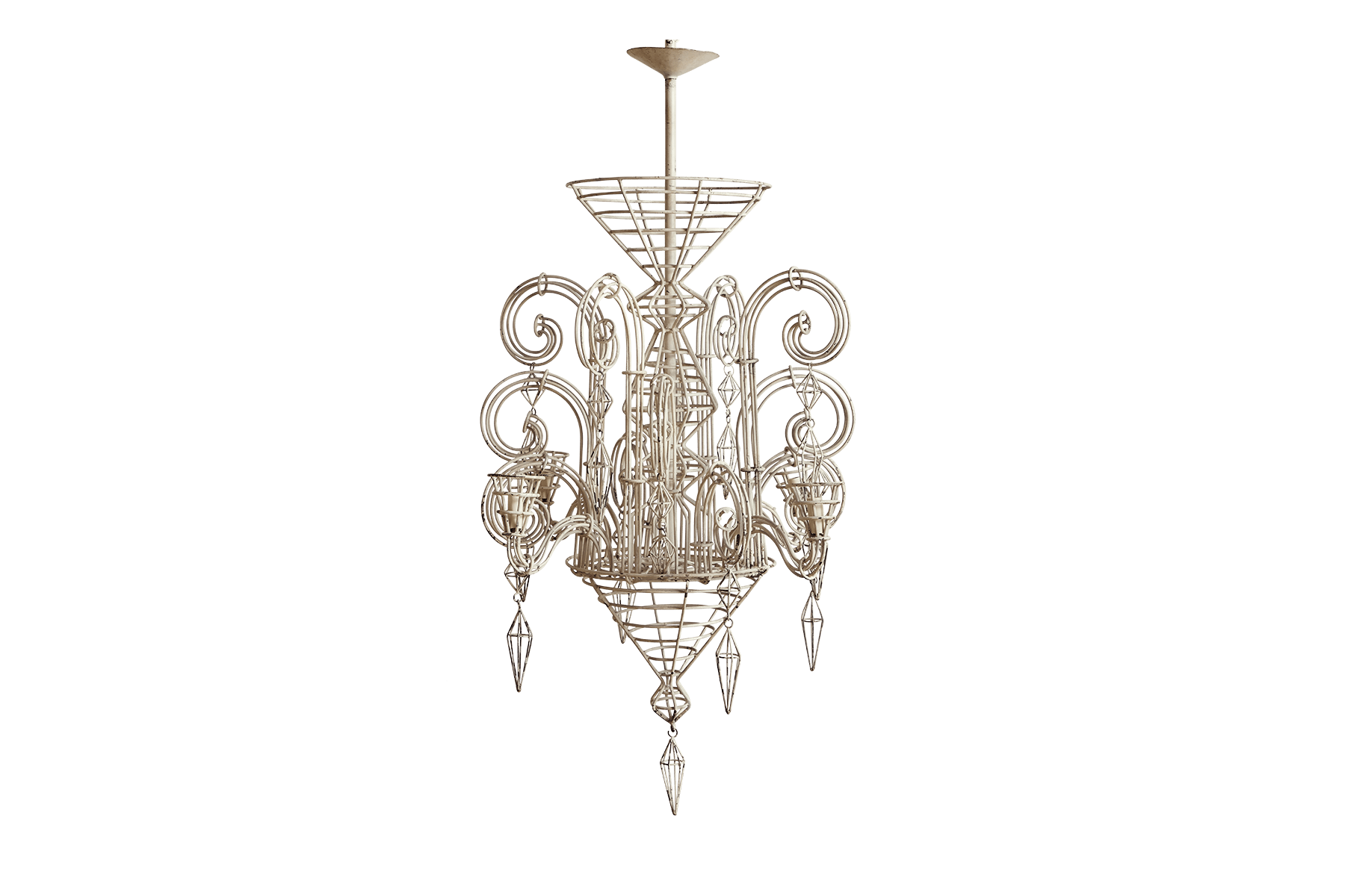 Geometric Metal Chandelier (LA) - Nickey Kehoe