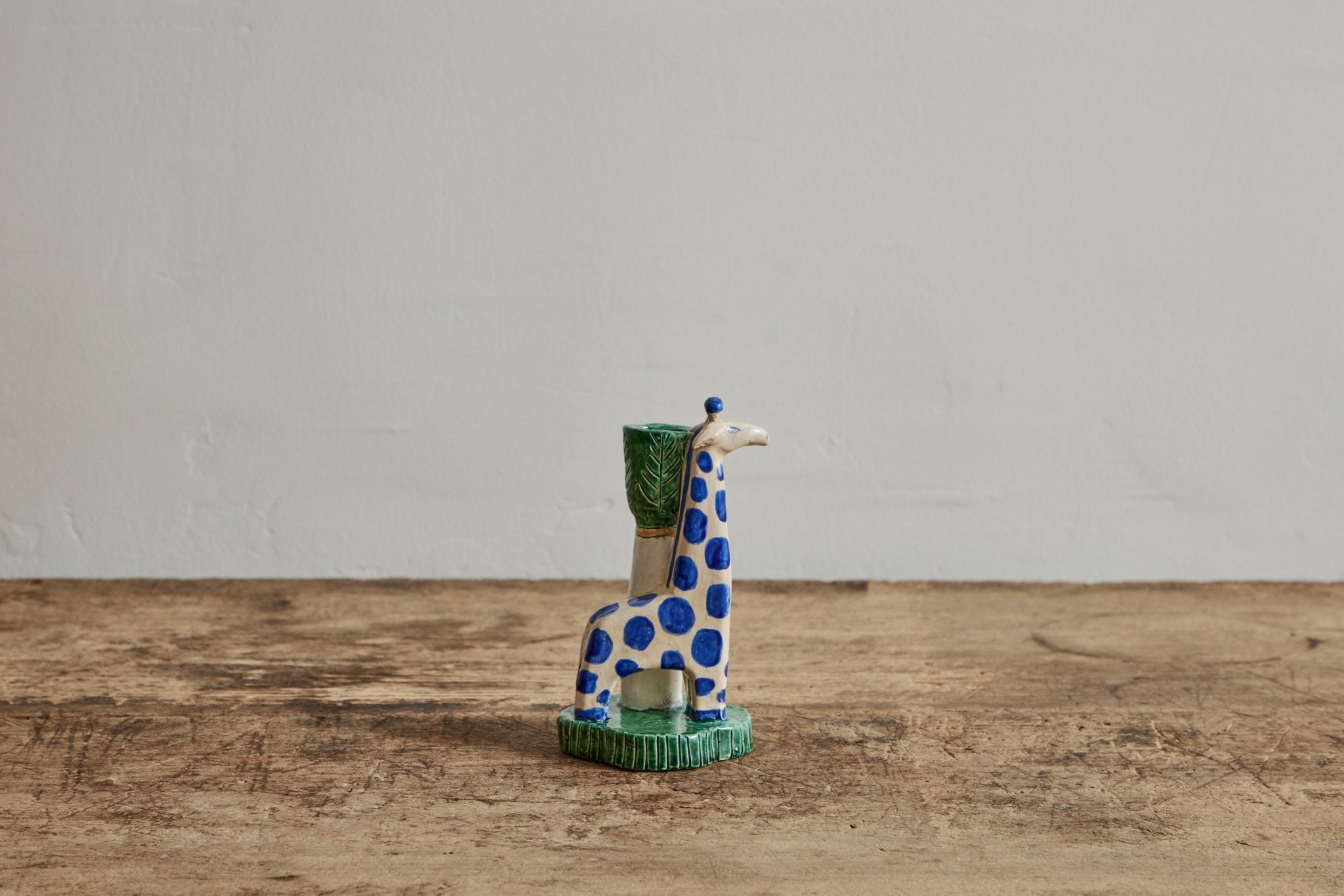 Giraffe Candle Holder - Left - Nickey Kehoe