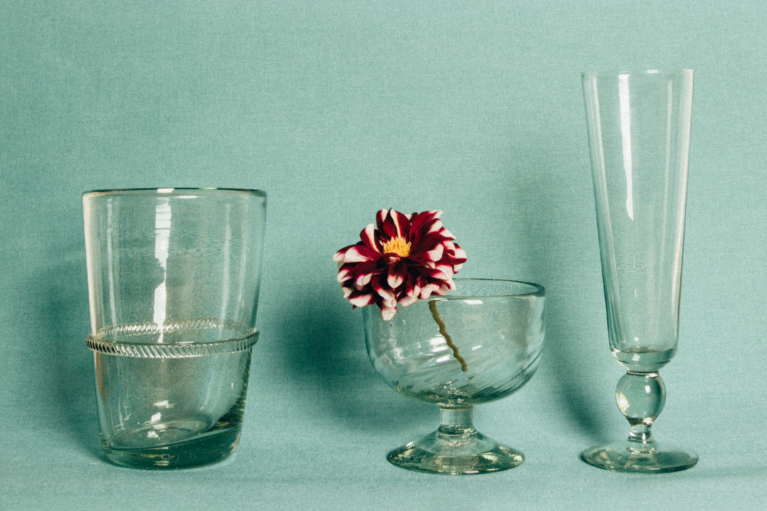 Twirl Coup Glass