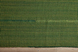 Green Wool Kilim, 9'9 x 11'11 - In Stock - Nickey Kehoe
