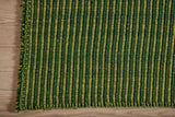 Green Wool Kilim, 9'9 x 11'11 - In Stock - Nickey Kehoe