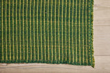 Green Wool Kilim, 9'9 x 11'11 - In Stock - Nickey Kehoe