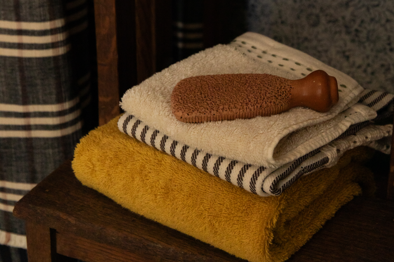 Nickey Kehoe Carmella Hand Towel in Chocolate