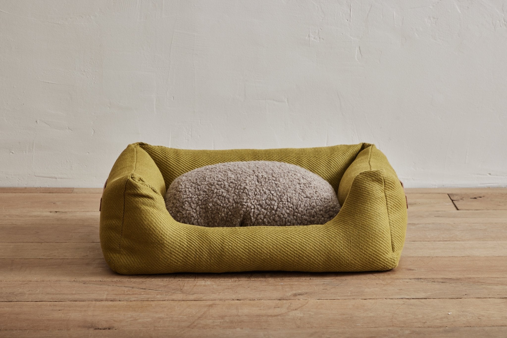 Henri Jute Dog Bed, Mustard - Nickey Kehoe