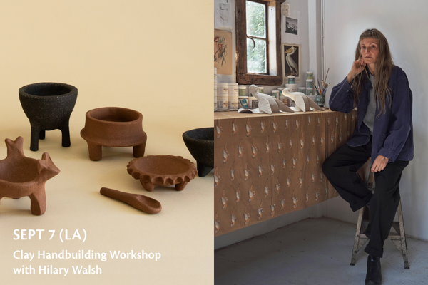 Clay Handbuilding Workshop with Hilary Walsh (LA)