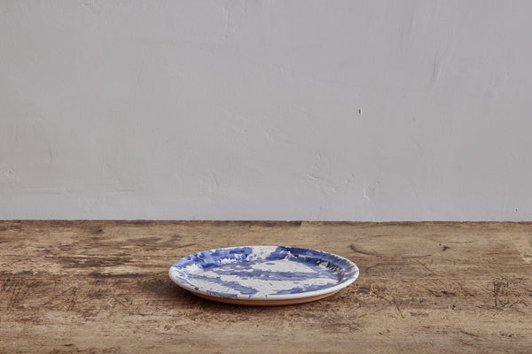 Il Buco, Blue Splatterware Dinner Plate - Nickey Kehoe