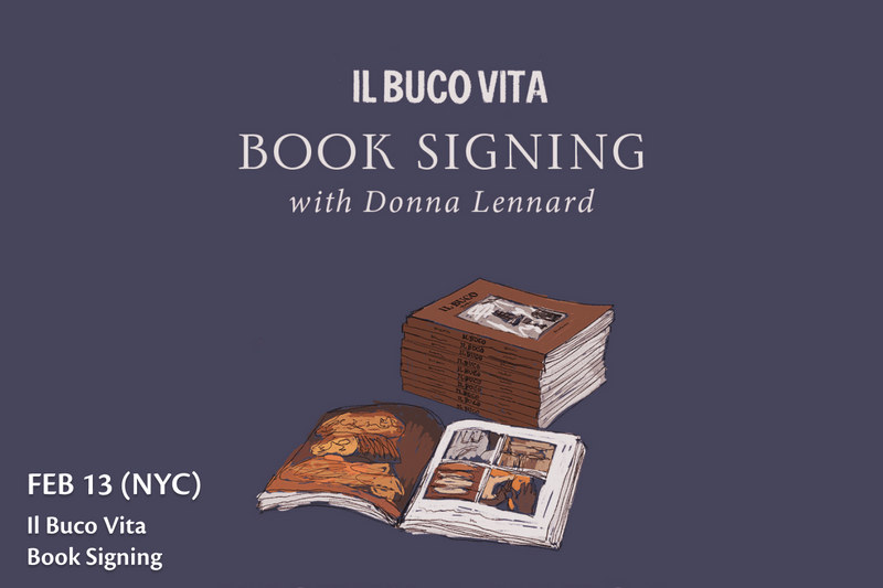 Book Signing with Donna Lennard of Il Buco Vita