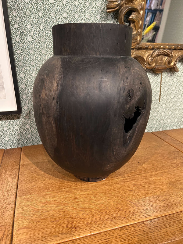 STANDING JAR EBONISED ENGLISH