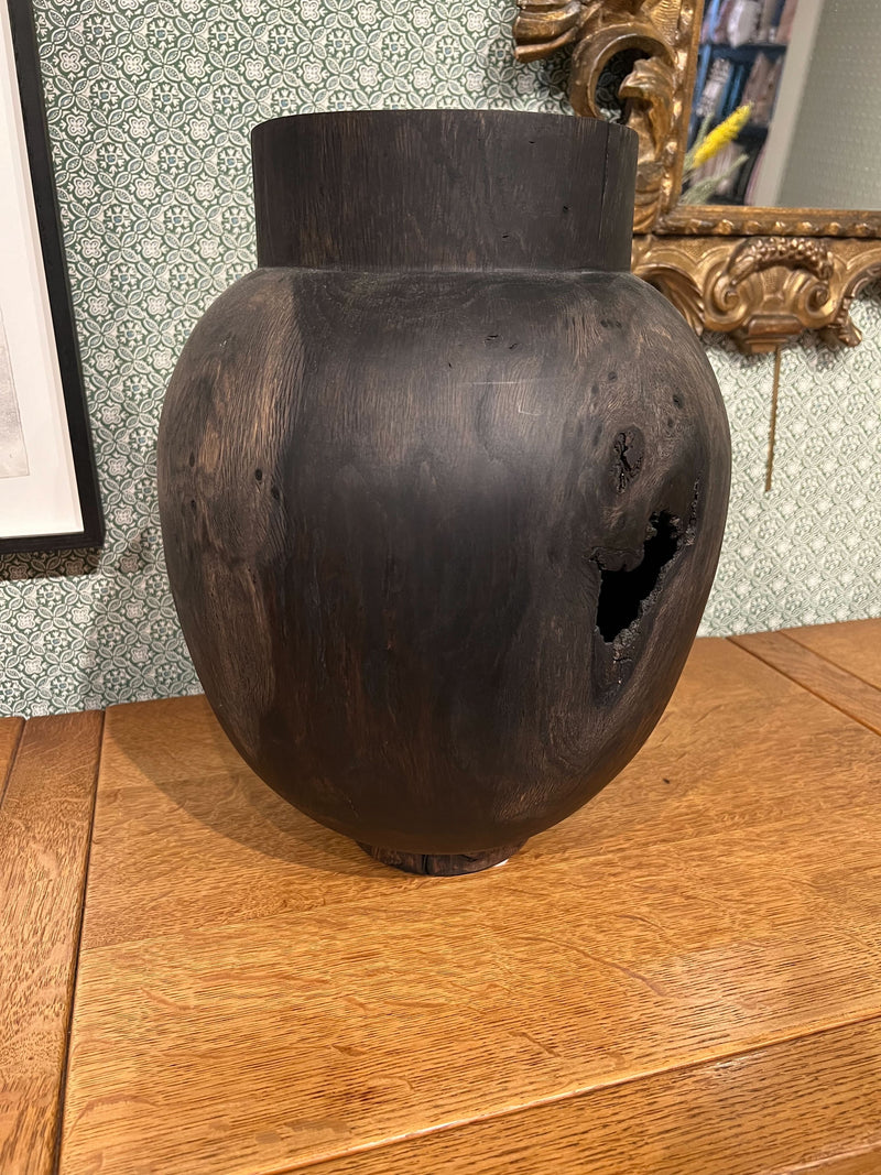 STANDING JAR EBONISED ENGLISH