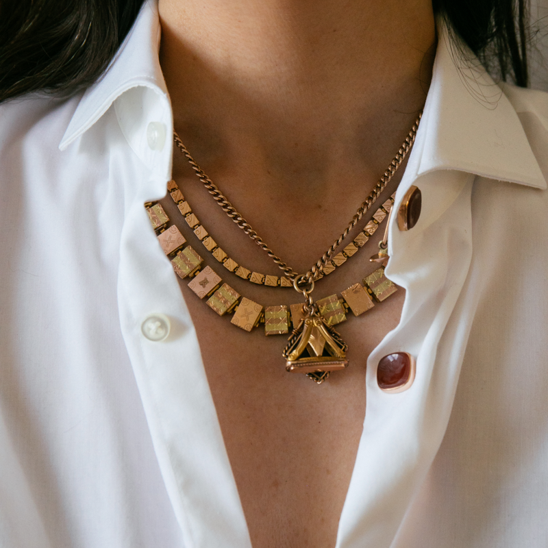 Tri-Color Necklace