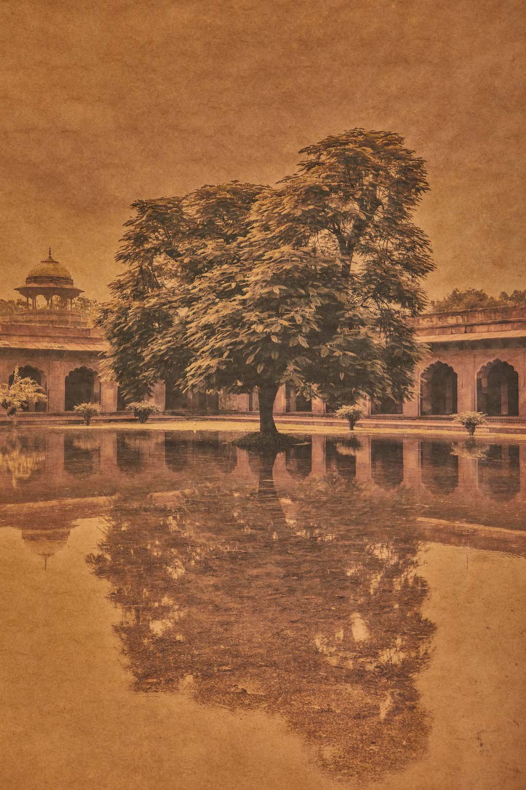 Joslyn Lawrence, Monsoon Mirror, Agra, India - Nickey Kehoe