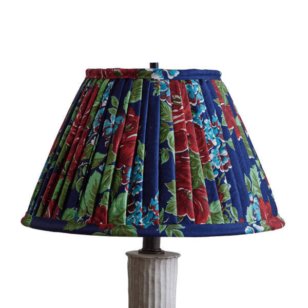 Blue floral lampshade hotsell